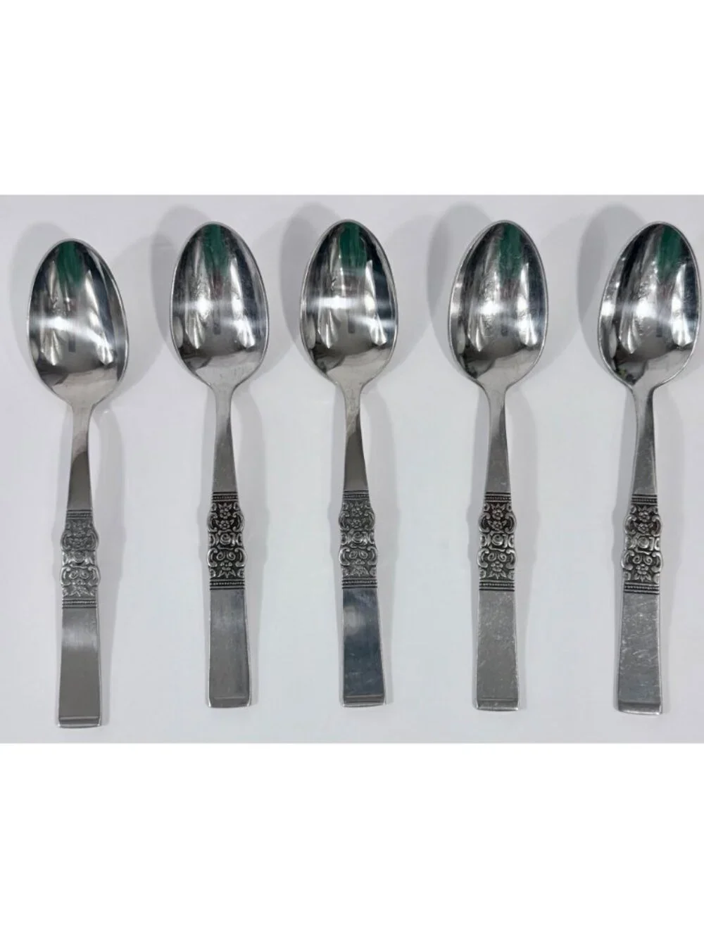Vintage Northland Oneida Stainless Steel Teaspoon Set Flatware Silverware Decora
